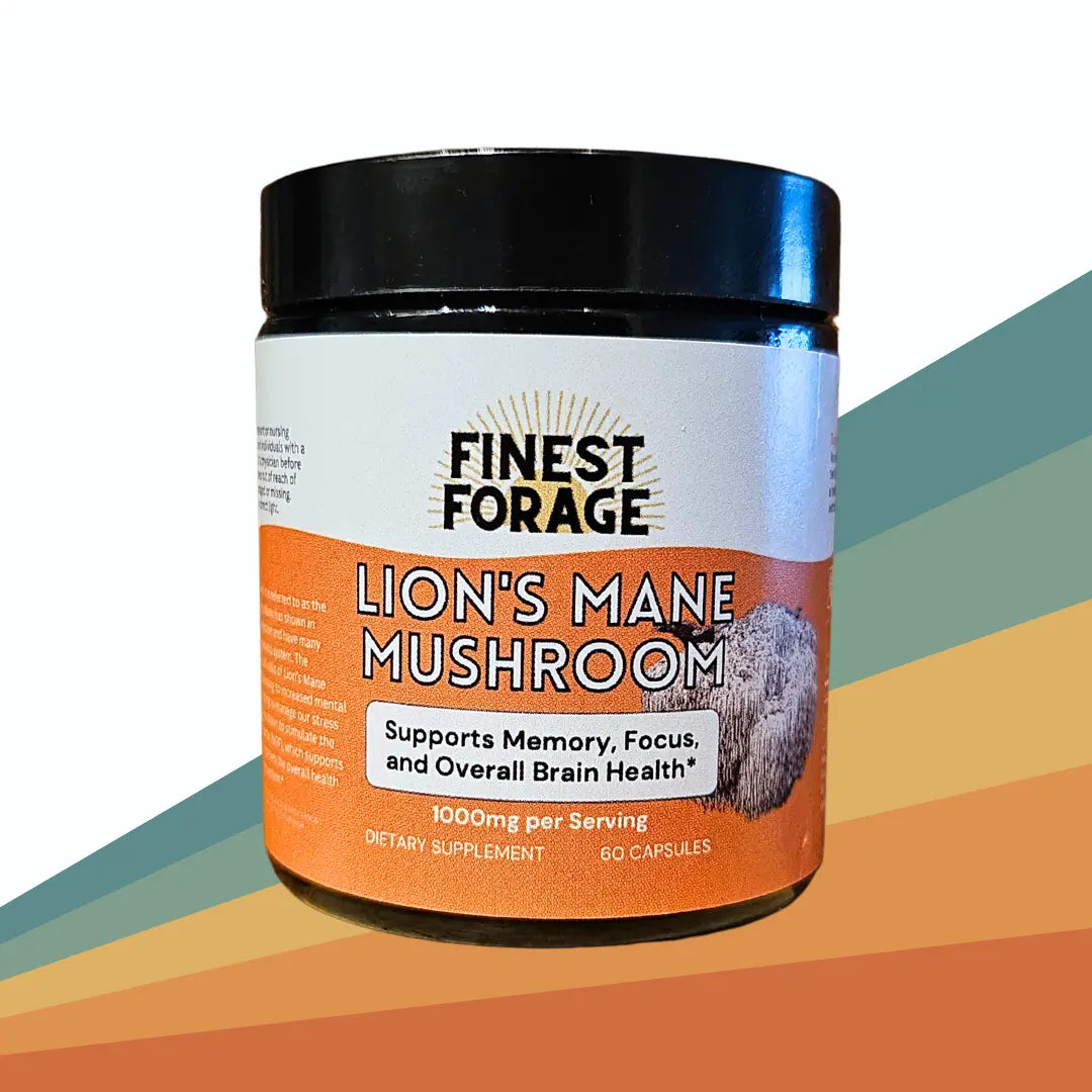 Finest Forage Lion's Mane Powdered Extract Capsules