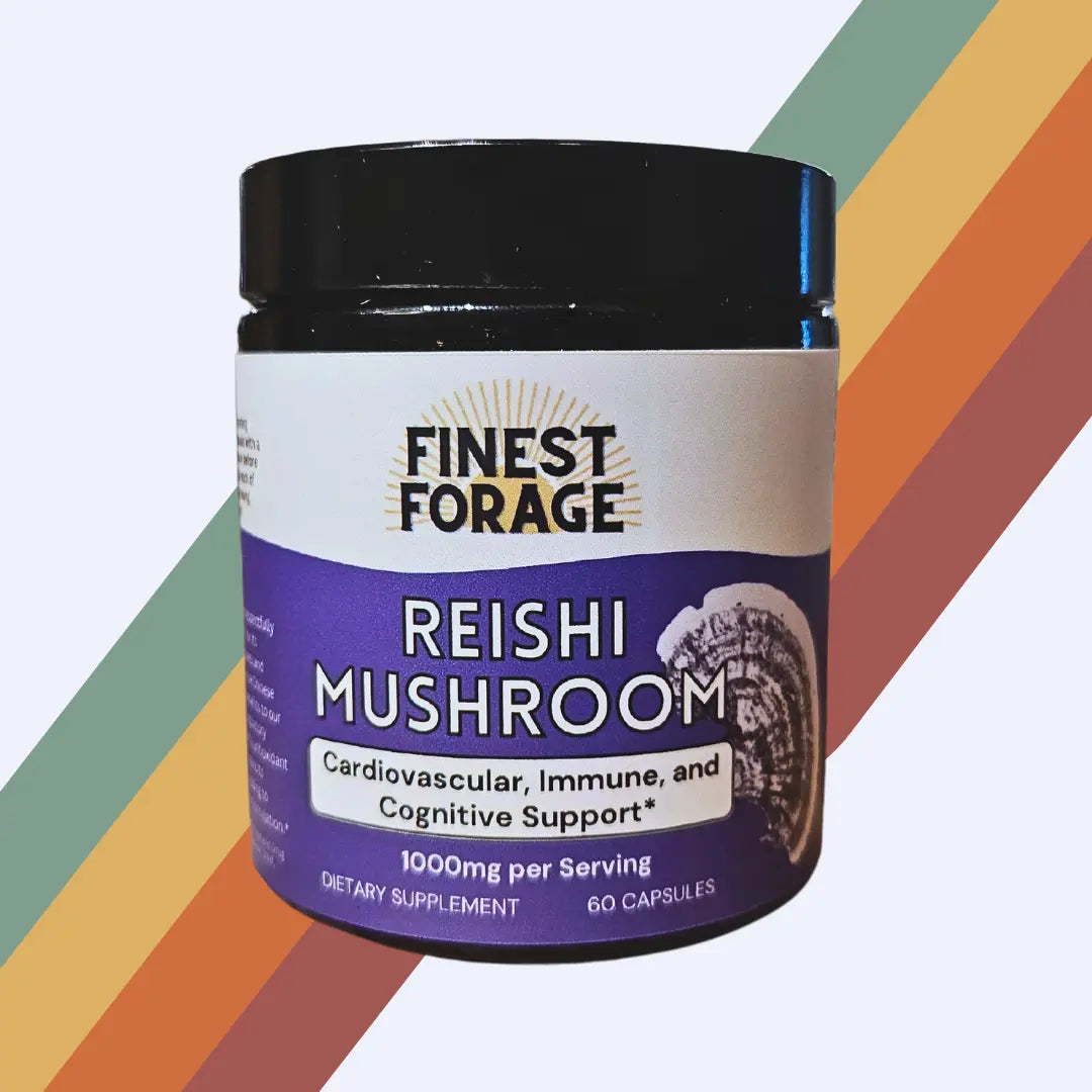 Finest Forage Reishi Powdered Extract Capsules